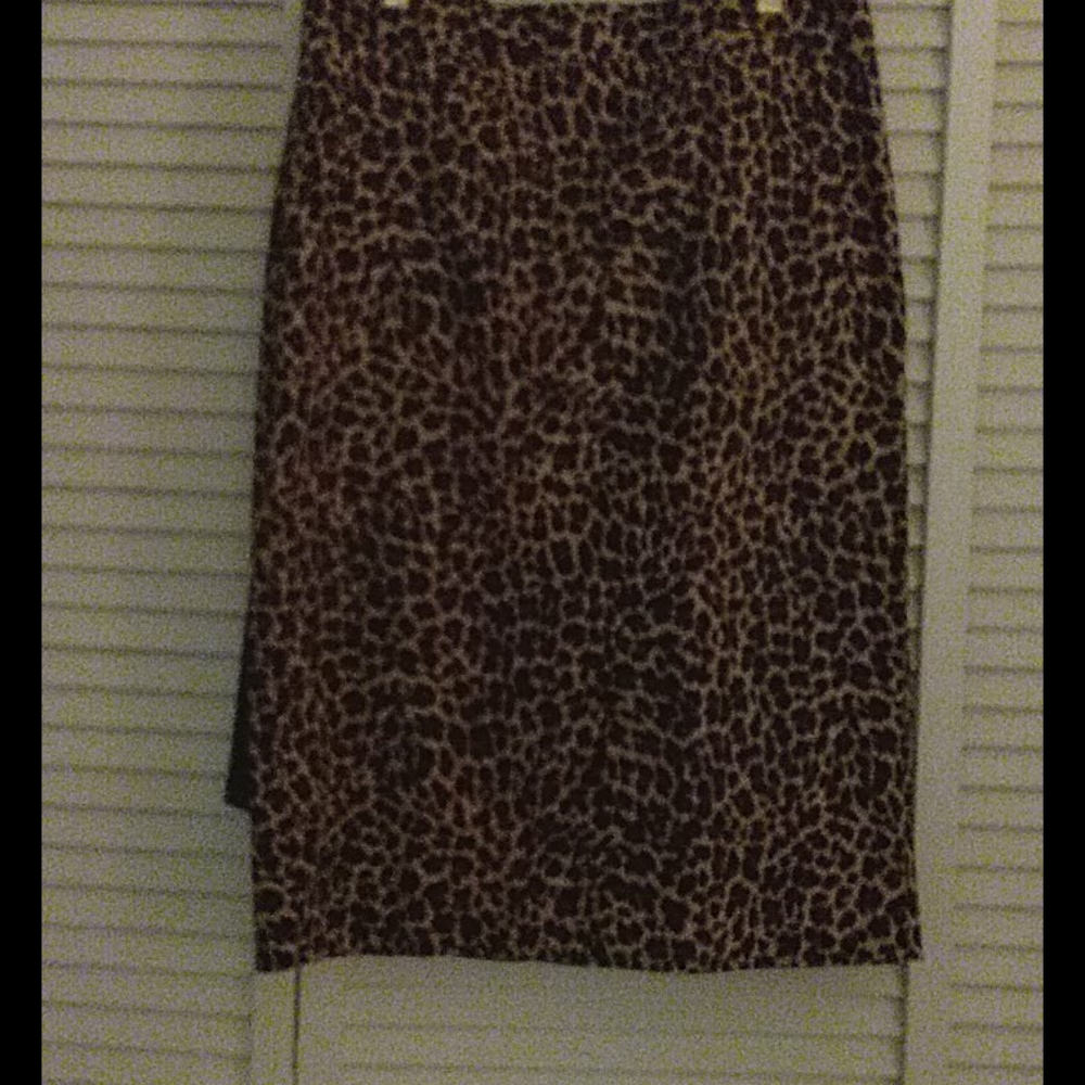 Leppard print  skirt